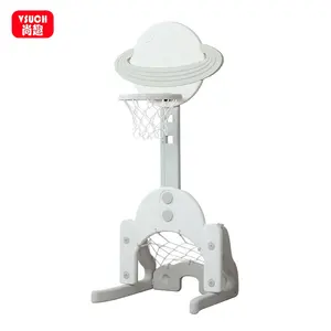 Kids Indoor Basketball Sport Toys Plastic Height Adjustable Basketball Stand Hoops