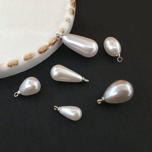 Accesorios para hacer joyas, pulseras, collares <span class=keywords><strong>y</strong></span> <span class=keywords><strong>pendientes</strong></span>, venta al por mayor, dijes <span class=keywords><strong>de</strong></span> <span class=keywords><strong>perlas</strong></span> con forma <span class=keywords><strong>de</strong></span> gota <span class=keywords><strong>de</strong></span> agua - Product Image 2