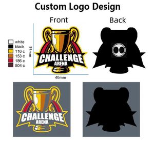 Pins de solapa de metal personalizados del fabricante con diseños de cruz y anime para regalo, esculturas, pins de solapa blandos y rígidos, y pins esmaltados. - Product Image 2