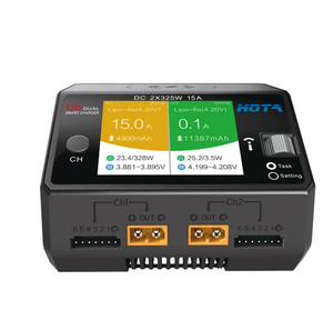 Wholesale HOTA D6 Pro <b>Smart</b> <b>Charger</b> for Drones AC100-240V/DC6.5-30V DC650W 15A for Lipo LiIon NiZn/Nicd/NiMH <b>Smart</b> <b>Battery</b> - Product Image 2