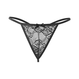 Lot de Culottes Sexy en Dentelle pour Femmes, Strings Minimalistes, Lingerie Séduisante à Bas Prix avec Nœud Papillon, Vente en Gros - Product Image 3