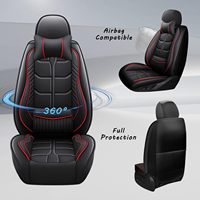 Housses de siège auto en cuir premium 5 places, accessoires intérieurs, vente en gros