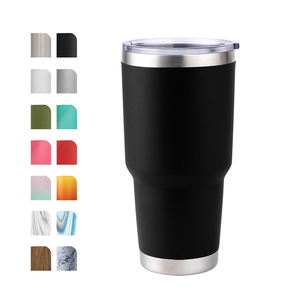 Custom Logo Vacuum Insulated Wine <strong>Glasses</strong> <strong>Stainless</strong> Steel Stemless Wine Tumbler with Lid - Product Image 4