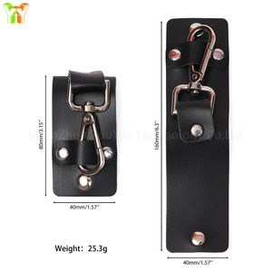 PU da Keychain chủ với vành đai vòng Lặp Di động Key chủ với <span class=keywords><strong>Hook</strong></span> cho vành đai đa-màu sắc xe Keychain Key tag bảo vệ - Product Image 6