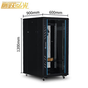 Rack de serveur réseau à cadre ouvert insonorisé de 19 pouces Rack de serveur debout au sol 22u Équipement réseau Rack de serveur court - Product Image 3