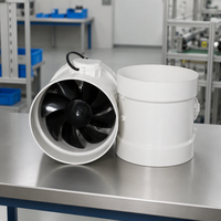 Matériau PP : Durable et non métallique pour l'extraction des fumées chimiques.