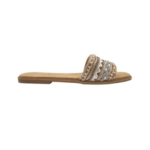 Sandalias de Plataforma de Verano para Mujer, Antideslizantes, Tejidas, Planas, para Playa, Ocio, Cómodas y a la Moda - Product Image 4