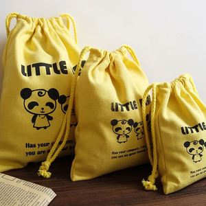 Sac à bijoux en coton personnalisé avec cordon de serrage, petit sac en coton naturel avec cordon de serrage, sacs à cordon de serrage, sac promotionnel - Product Image 6
