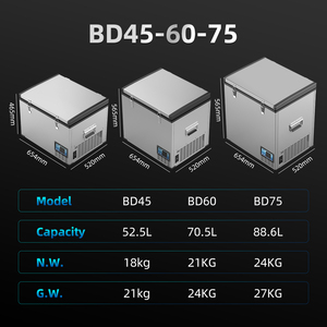 BD75-<span class=keywords><strong>nevera</strong></span> portátil <span class=keywords><strong>grande</strong></span> de 75L, 12v, CC, para coche, congelador, energía Solar, electrónica, para Camping, <span class=keywords><strong>caravana</strong></span>, al aire libre - Product Image 3