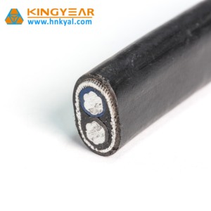 Cable Concéntrico Aislado con XLPE, Conductor de Aluminio Kingyear 2X8 AWG, 95MM2, Bajo Voltaje 0.6/1kv, para Aplicaciones Aéreas - Product Image 1