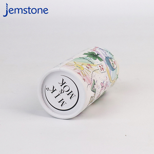 Emballage de boîte de tube en papier biodégradable de logo imprimé de taille personnalisée avec logo personnalisé - Product Image 1