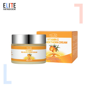 Piel seca Hidratante Brillo Antienvejecimiento Arrugas Después <span class=keywords><strong>del</strong></span> <span class=keywords><strong>sol</strong></span> Reparación Alivio <span class=keywords><strong>del</strong></span> enrojecimiento Vitamina C <span class=keywords><strong>Crema</strong></span> facial de espino amarillo - Product Image 3