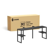 Table de travail Sunshine M1, table de réparation noire diamantée, table de réparation à double support, banc de travail pour outils de maintenance de téléphone