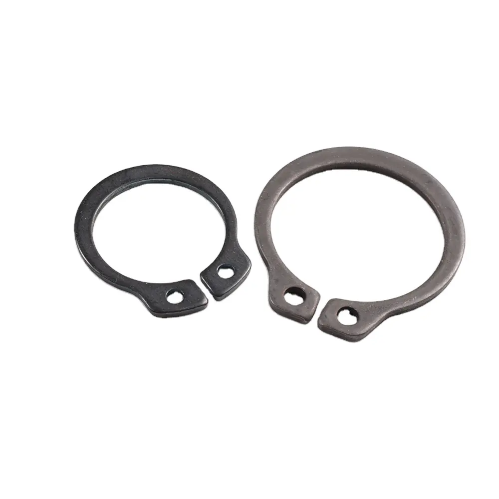 Anéis de retenção de aço preto M11 DIN471 personalizados para circulares externos