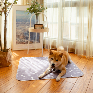 Bunnyhi SD001 Super Absorbent Washable Puppy Pee Pads Druck muster Pet Dog Trainings matte Komfortable wieder verwendbare Dog Pee Pad - Product Image 5