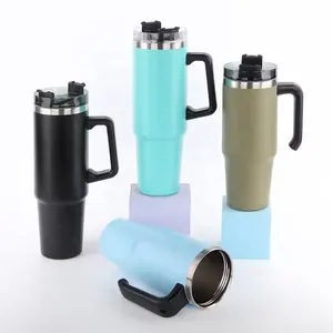 Trung Quốc thị trường bán buôn 40oz thép chân không Tumbler cấp thực phẩm cốc cà phê thép không gỉ 304 đôi tường chân không cốc cốc