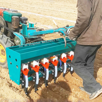 Semoir agricole multifonctionnel 8 rangs pour riz, blé, graminées et pâturages, compatible semis directes