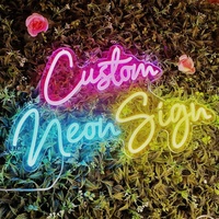 Letrero de Neón LED Personalizado para Decoración de Paredes, Uso Interior/Exterior, Clasificación IP68, para Cumpleaños, Navidad, Bodas, Fiestas, Bares, Salones, Empresas