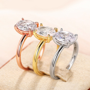 Oval Shape Design <b>Ring</b> Elegant Style Finger <b>Ring</b> for Women - Product Image 3