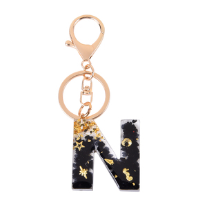 سلسلة مفاتيح مخصصة لفتاة من letra inicial resina personalizados - Product Image 5