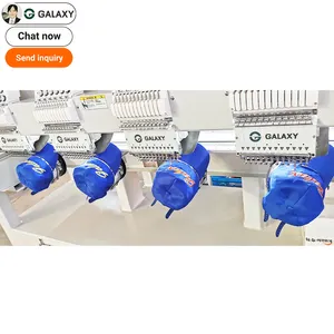 Galaxy 1204 1504 4 Hoofden Vier Hoofden Borduurmachine Voor Caps Kleding Plat