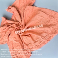 Chiffons de nettoyage industriels en coton 100% recyclé, couleurs mélangées, 10KG, pour le nettoyage