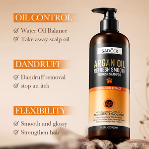 Shampoo à l'huile d'argan personnalisable de haute qualité, extrait naturel puissant, antipelliculaire, régulateur de sébum, rafraîchissant, lissant et nourrissant - Product Image 3
