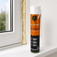 Adhésif en mousse PU en spray A23 500 ml, sans formaldéhyde, isolation acoustique 61 dB, mousse fine et dense pour la modification automobile, atelier