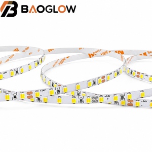 ติดตั้งง่าย ไฟ LED เทป 120LED/เมตร 2835 24V 10W/เมตร แผ่นทองแดงเคลือบบาง 5 มม. ตัดได้ทุกๆ 5 ซม. Ra=90 ไฟตกแต่งบ้าน - Product Image 5