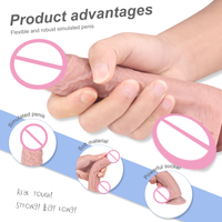 Dildo de PVC Grande y Realista para Mujeres, Dildo con Correa para Mujeres
