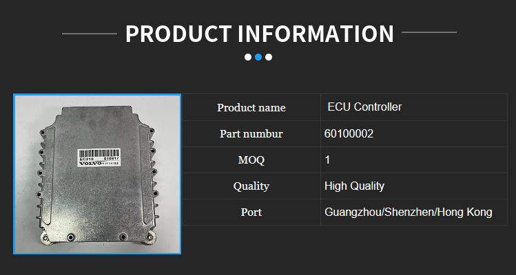 Volvo Excavator Parts EC210B EC240B ECU Controller 20577131