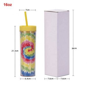 Gobelets isothermes fins de 16 oz de qualité supérieure, personnalisables, à double paroi, réutilisables avec pailles et couvercles, sans BPA, en gros et en stock - Product Image 3