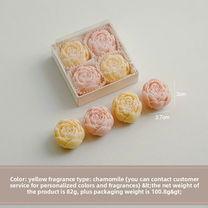 เทียนหอมอโรมาสำหรับตกแต่งบ้านชุดของขวัญวันเกิดเทียนอโรมา - Product Image 2