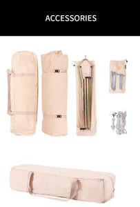 Tente cloche 7M Premium en tissu Oxford 900D, 4 saisons, imperméable, coupe-vent, avec cheminée pour camping familial, glamping en plein air - Product Image 5