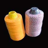Sac thermorétractable en PVC transparent, imperméable et incurvé, imprimé sur mesure, avec film thermorétractable à joint de sécurité en arc pour bobines de fil à coudre et à broder
