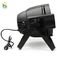 Projecteur PAR Redsun 54 LED avec Flight Case, contrôle de couleur RVB par DMX pour événements scéniques et éclairages de projection