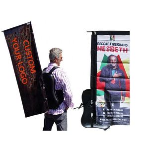 Banderas Publicitarias Personalizadas para Mochilas, Banderas de Publicidad Comercial Personalizadas para Mochilas, para Viajes, Escalada y Actividades al Aire Libre - Product Image 1