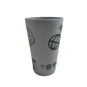 Eco Friendly riutilizzabile viaggio tazza di caffè 12oz RPET portare via tazze di bambù per andare tazze per il succo di caffè bevanda fredda tazza - Product Image 1