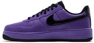 Zapatillas Nike Air Force 1 Low Purple Unisex Estilo Baloncesto con Cordones, Punta Redonda, Parte Superior Sintética y Suela de Goma - Product Image 1