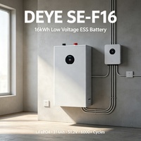 Batterie au lithium Deye 16 kWh 51,2 V 314 Ah, stockage d'énergie domestique basse tension, batteries au lithium Lifepo4 pour panneaux solaires
