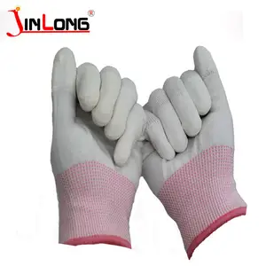 PU Gloves Carbon Fiber Coated Anti-static Gloves Breathable And Wear-resistant Gloves