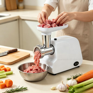 <span class=keywords><strong>Tritacarne</strong></span> 300W per Polpette e Impasti, con Contenitore Rimovibile in Plastica Alimentare, Senza Angoli Morti, da Tavolo - Product Image 5