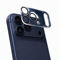 Film protecteur d'objectif de caméra arrière de haute qualité en verre trempé 3D pour iPhone 17 Pro Max