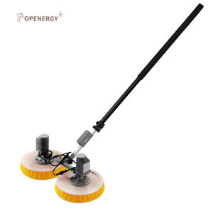 3.5M 5.5M alliage d'aluminium Double tête <span class=keywords><strong>Robot</strong></span> batterie avec brosse automatique DC AC panneau solaire nettoyage Machine à laver - Product Image 6