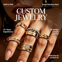 Bague signet personnalisée CX en acier inoxydable plaqué or avec logo, sertie de zircone cubique, fabrication d'usine, bijoux de mode pour hommes et femmes