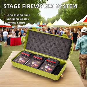 ستاجيلي أسود ستاجيلي 12 قناة التحكم عن بعد نظام اشتعال الألعاب النارية سي الألعاب النارية الزفاف الألعاب النارية الدخان - Product Image 2