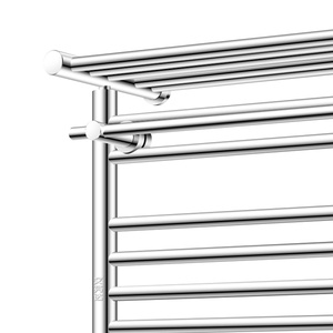 Sèche-serviettes électrique mural moderne en acier doux chromé, plus <span class=keywords><strong>de</strong></span> 60 cm, pour salle <span class=keywords><strong>de</strong></span> bain - Product Image 5