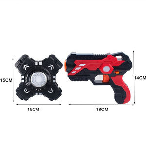 2 пистолета, 2 жилета, игрушки-мишени, Детская интерактивная электронная игрушка, Боевая игрушка, лазерный тег, игровое оборудование, пистолет и жилет - Product Image 5