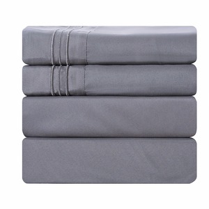 Set biancheria da letto copripiumino spazzolato Hotel di lusso personalizzato <span class=keywords><strong>lenzuola</strong></span> in microfibra - Product Image 3