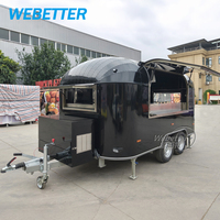 Cuisine mobile, restaurant, chariot à glaces, chariot à bubble tea, camion à pizza, petit camion à café, remorque alimentaire avec équipement de cuisine complet